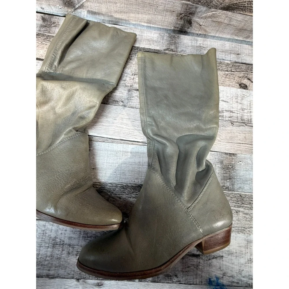 Vintage Made in Brazil Women‎ Leather Boots Size 5.5